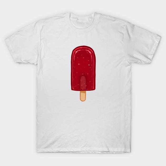 Red Popsicle T-Shirt by MidaDesigns1